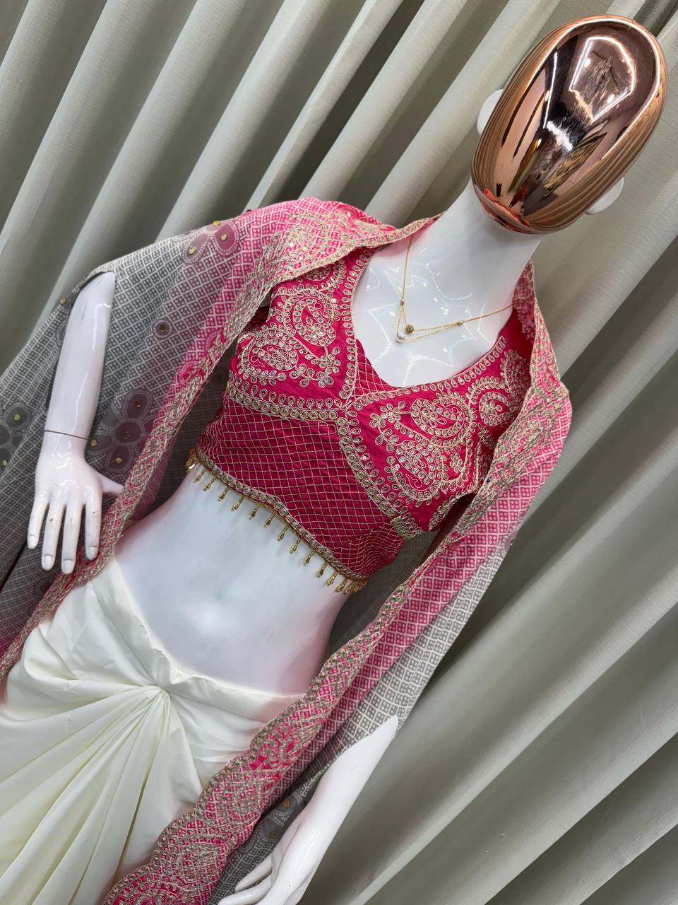 THREE PIECE WESTERN OUTFIT FOR DESIGNER LOOK
