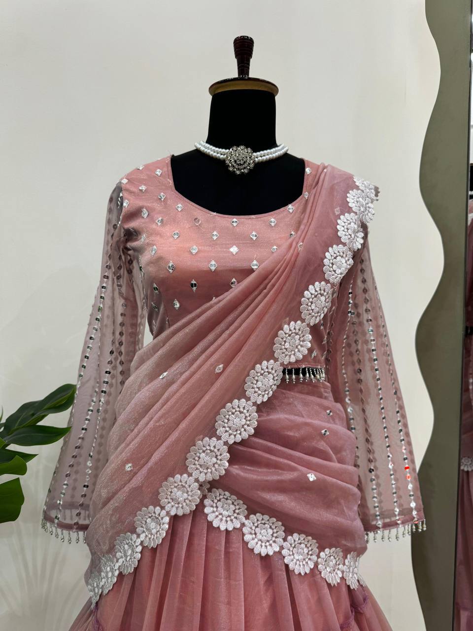 Reday to wear Lehengha saree single availability wholesale