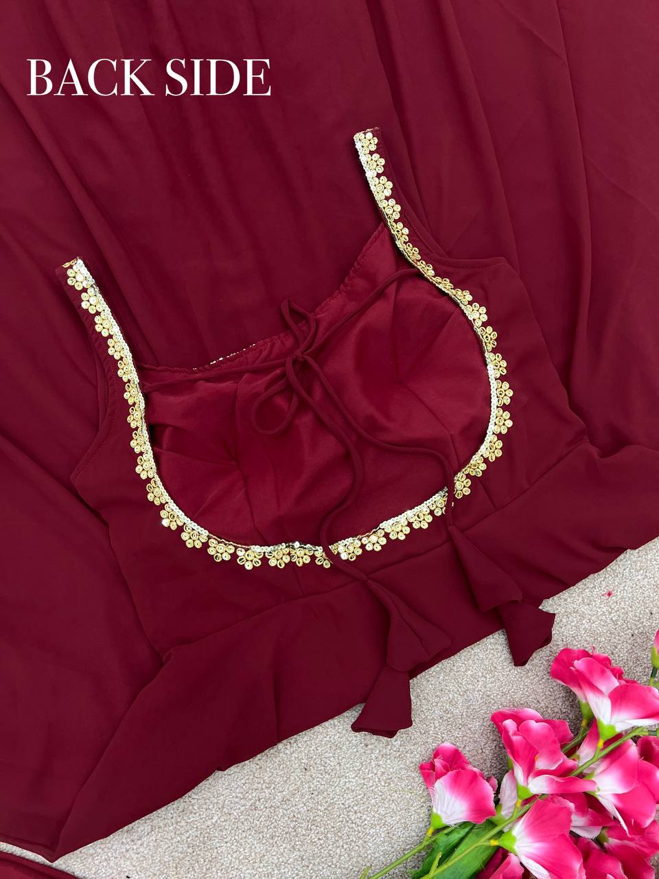 New Designer Party Wear Look Gown With Bottom and Dupatta