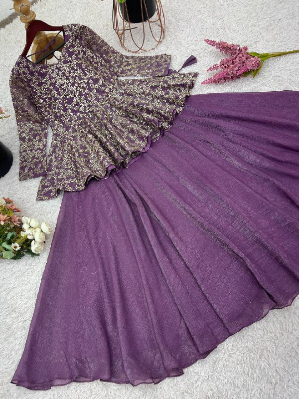 Women’s Ethnic Wear Top Fully Stitched & Lehenga Semi Stitched