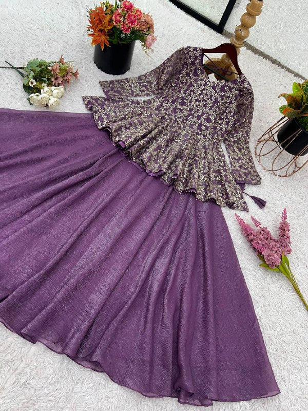 Women’s Ethnic Wear Top Fully Stitched & Lehenga Semi Stitched