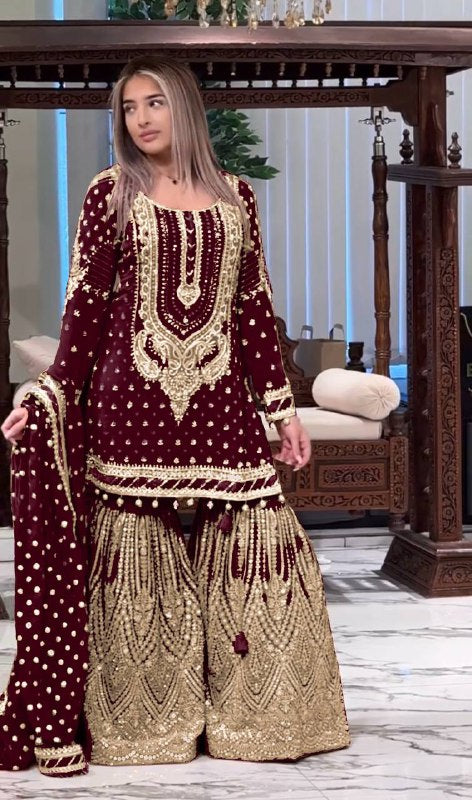 DESIGNER READYMADE TOP PLAZZO & DUPATTA COLLECTIONS