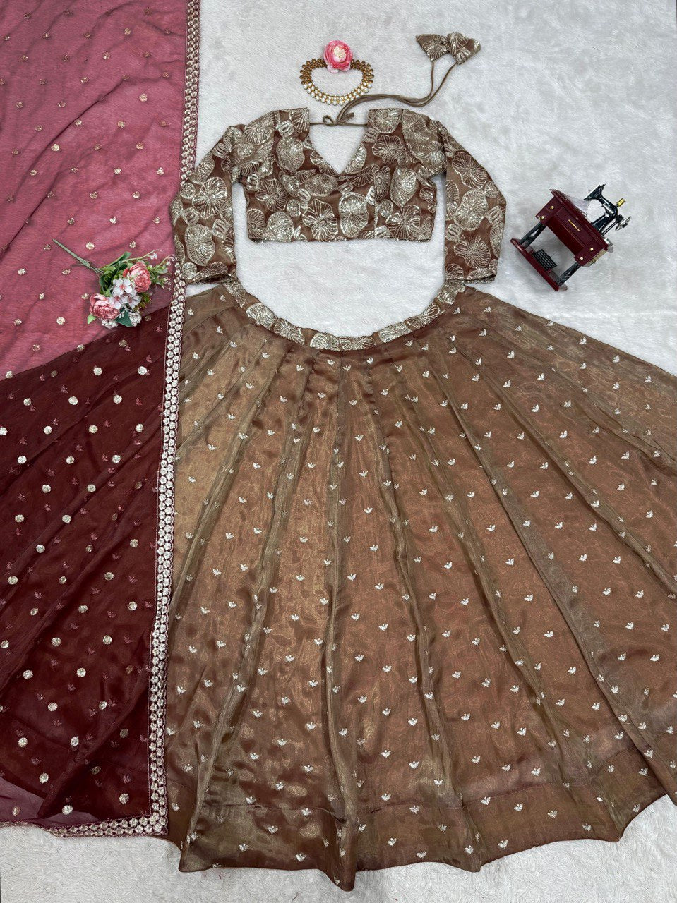 Hevay Boutiq Collection Lehengha details Jimi choo