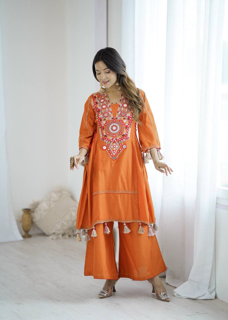Rakhi Special Premium Designer Co-ord Set Trendy & Comfortable Cord Set Quality Ready To Wear Showroom Finished Product