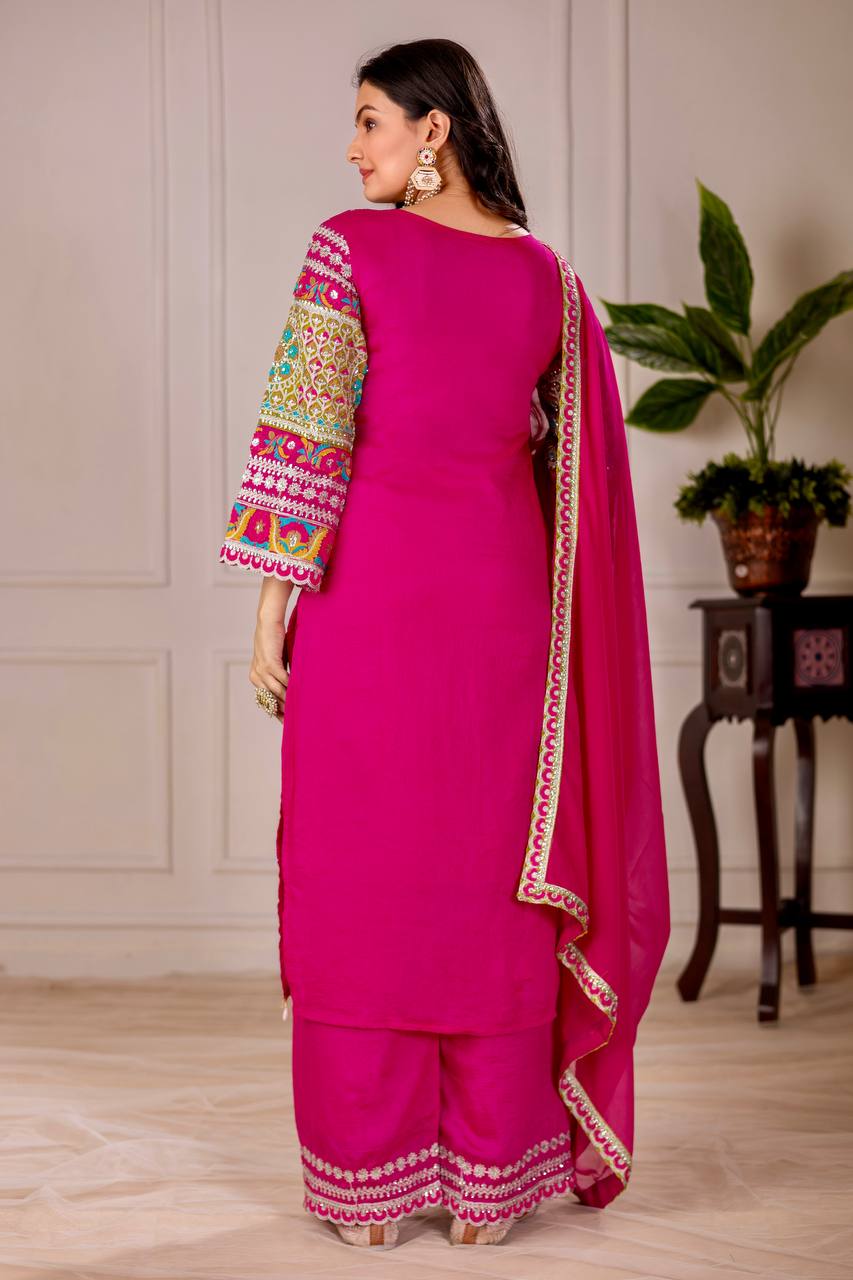 pakistani suits EMBROIDERY SEQUENCES WORK WITH REAL MIRROR pakistani suits
