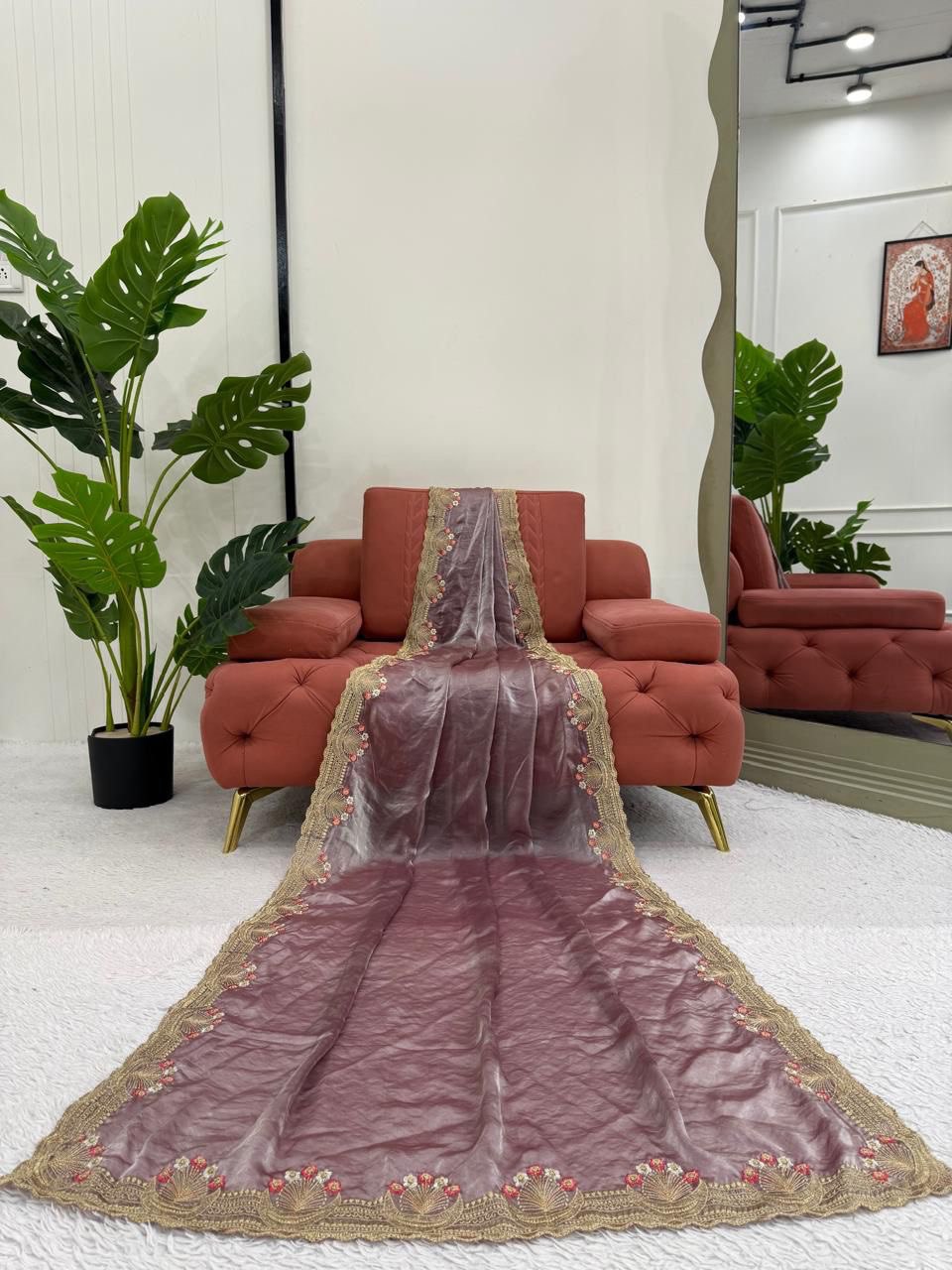 Designer Saree – Elegance Redefined ✨ Fall in love with this stunning saree in an eye-catching shade, crafted with finesse and rich detailing. A perfect blend of grace and glam single available wholesale