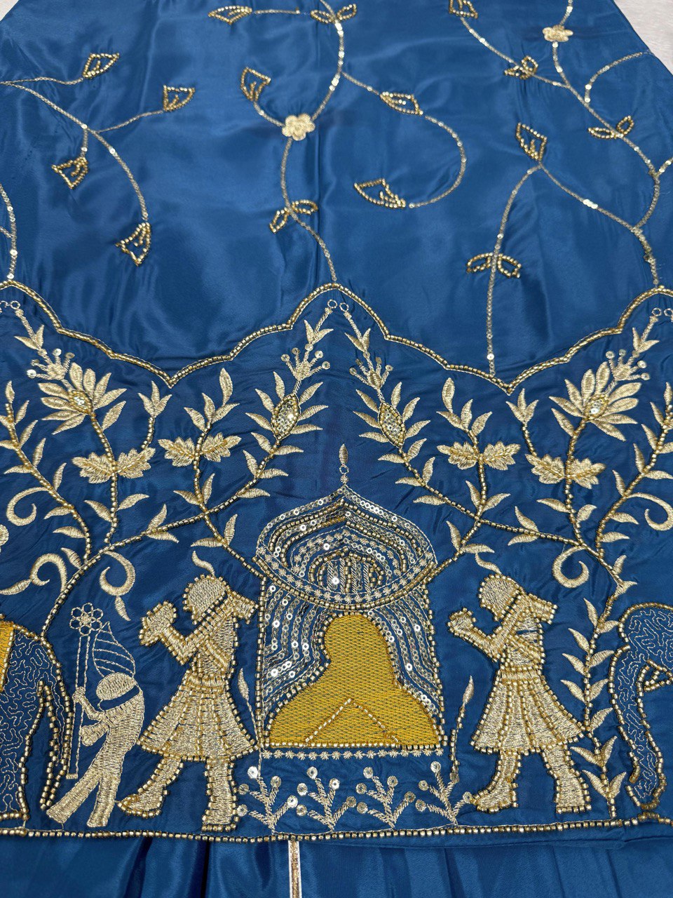 top lehengha & duppata Natural crep silk