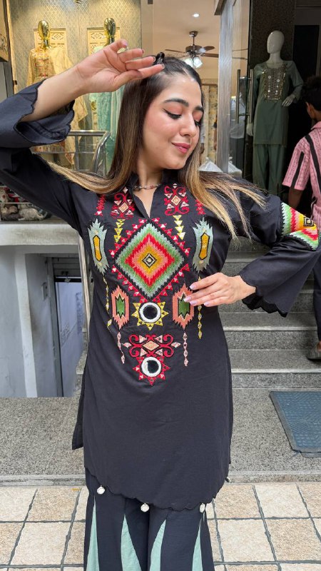 2-Piece Stylish Ensemble: Includes a well-fitted top and coordinated bottom single available wholesale
