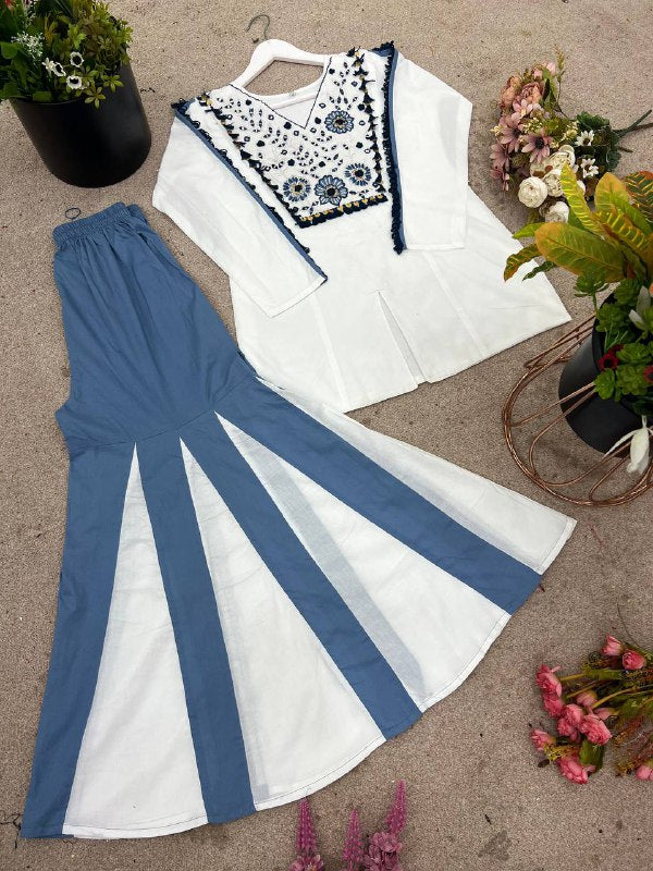 2-Piece Stylish Ensemble: Includes a well-fitted top and coordinated bottom single available wholesale