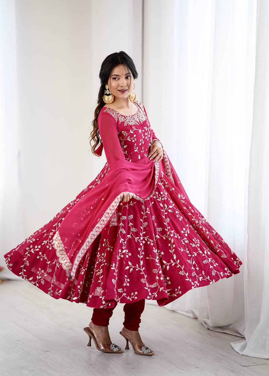 Women’s Ethnic Anarkali Gown single available wholesale
