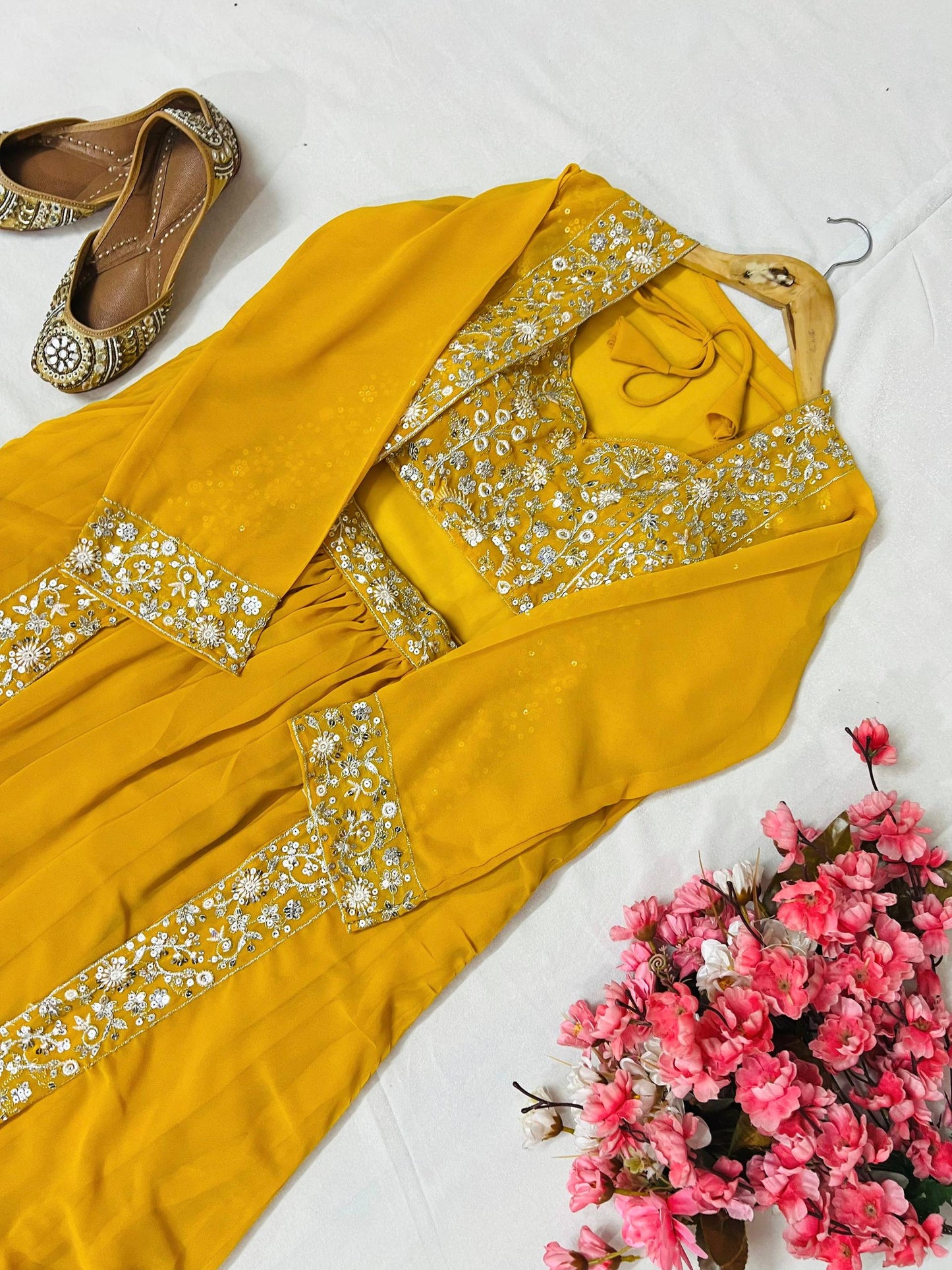 INDOWESTERN LEHENGA CHOLI SET single available wholesale