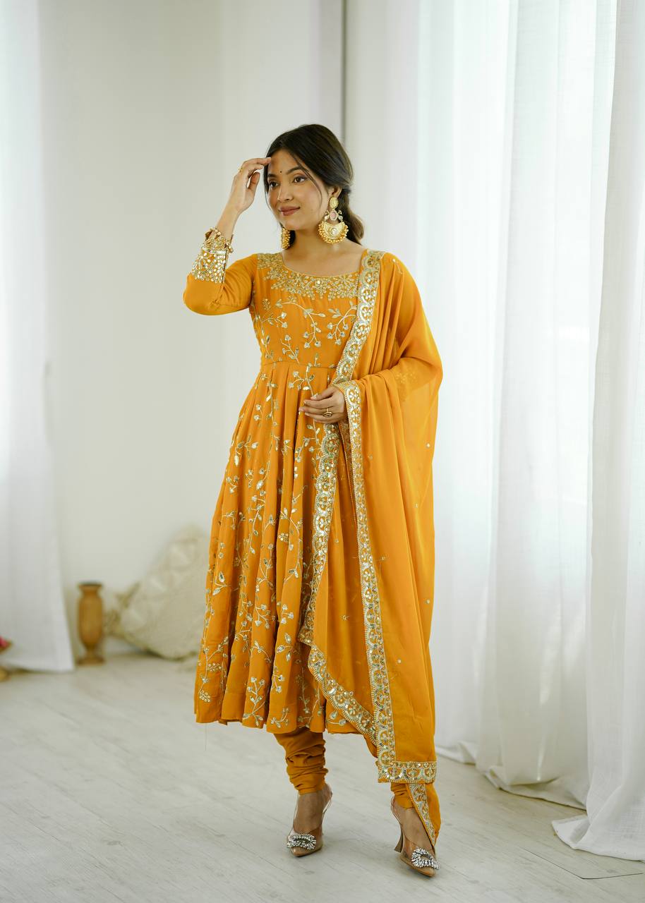 Women’s Ethnic Anarkali Gown single available wholesale