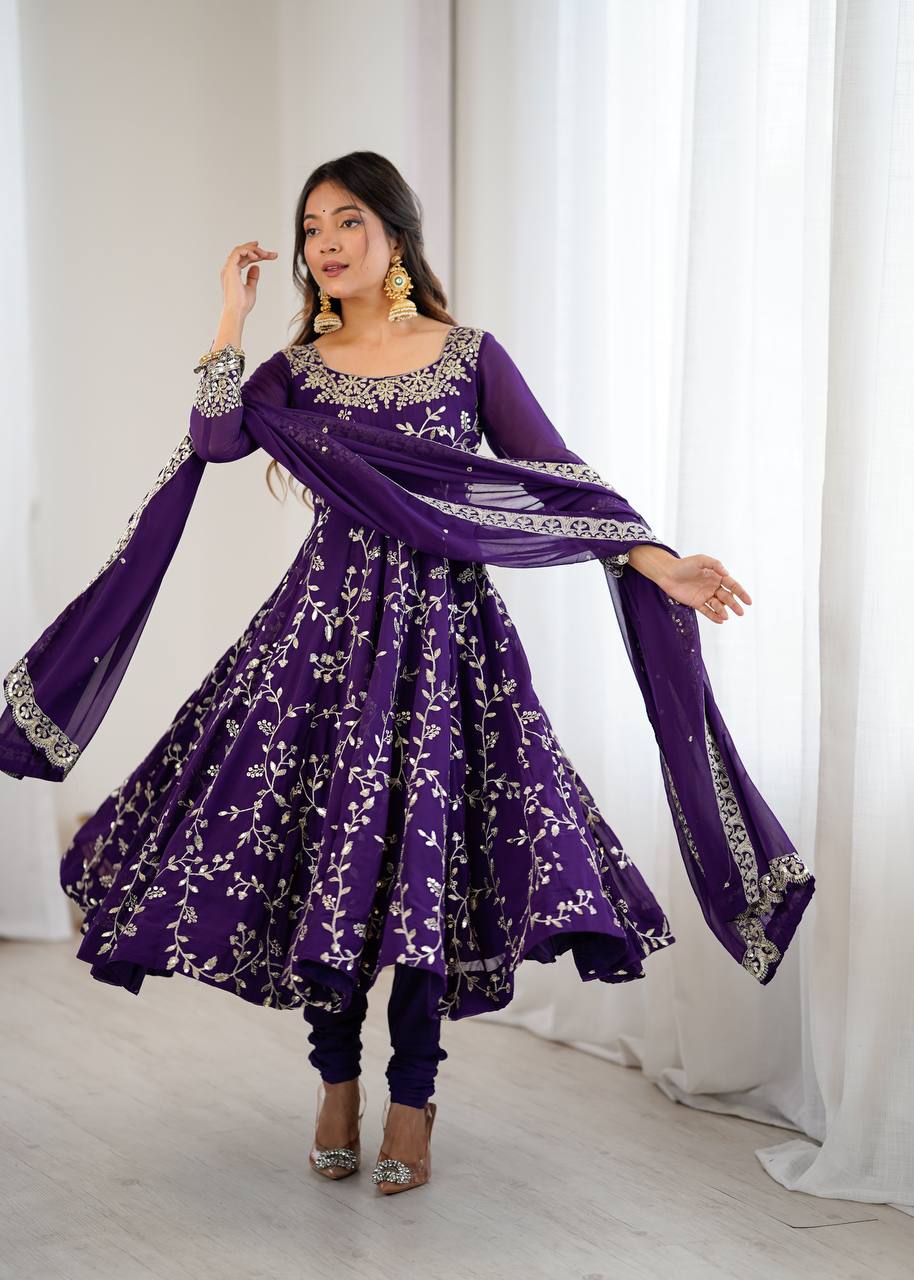 Women’s Ethnic Anarkali Gown single available wholesale