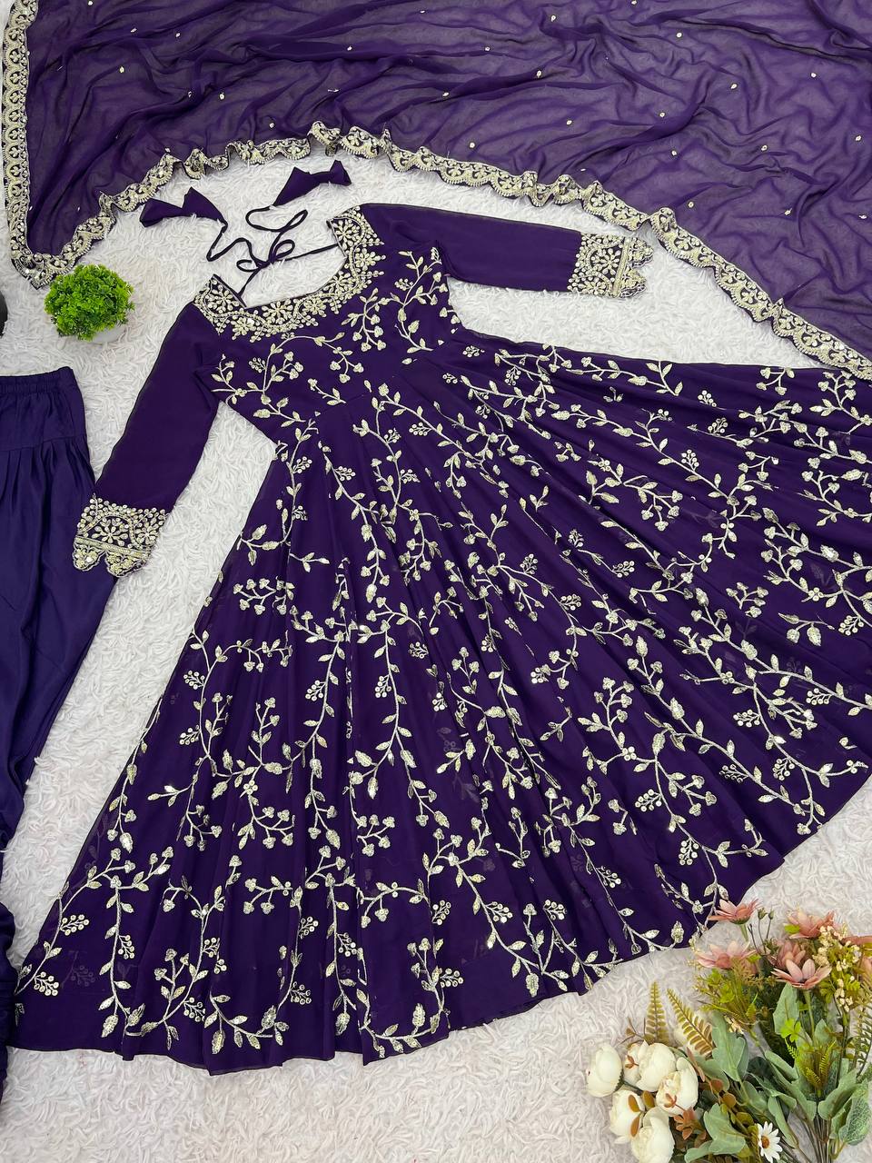 Women’s Ethnic Anarkali Gown single available wholesale