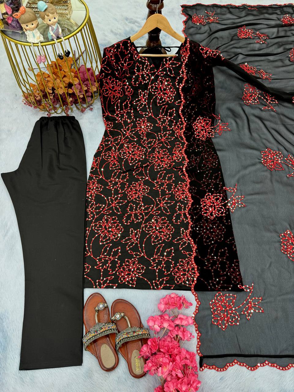DESIGNER READYMADE TOP BOTTOM & DUPATTA COLLECTIONS