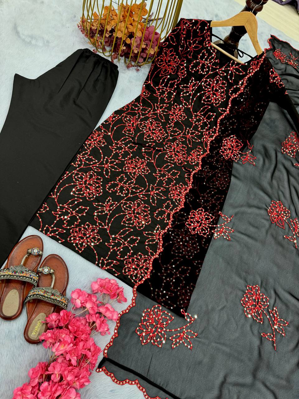 DESIGNER READYMADE TOP BOTTOM & DUPATTA COLLECTIONS