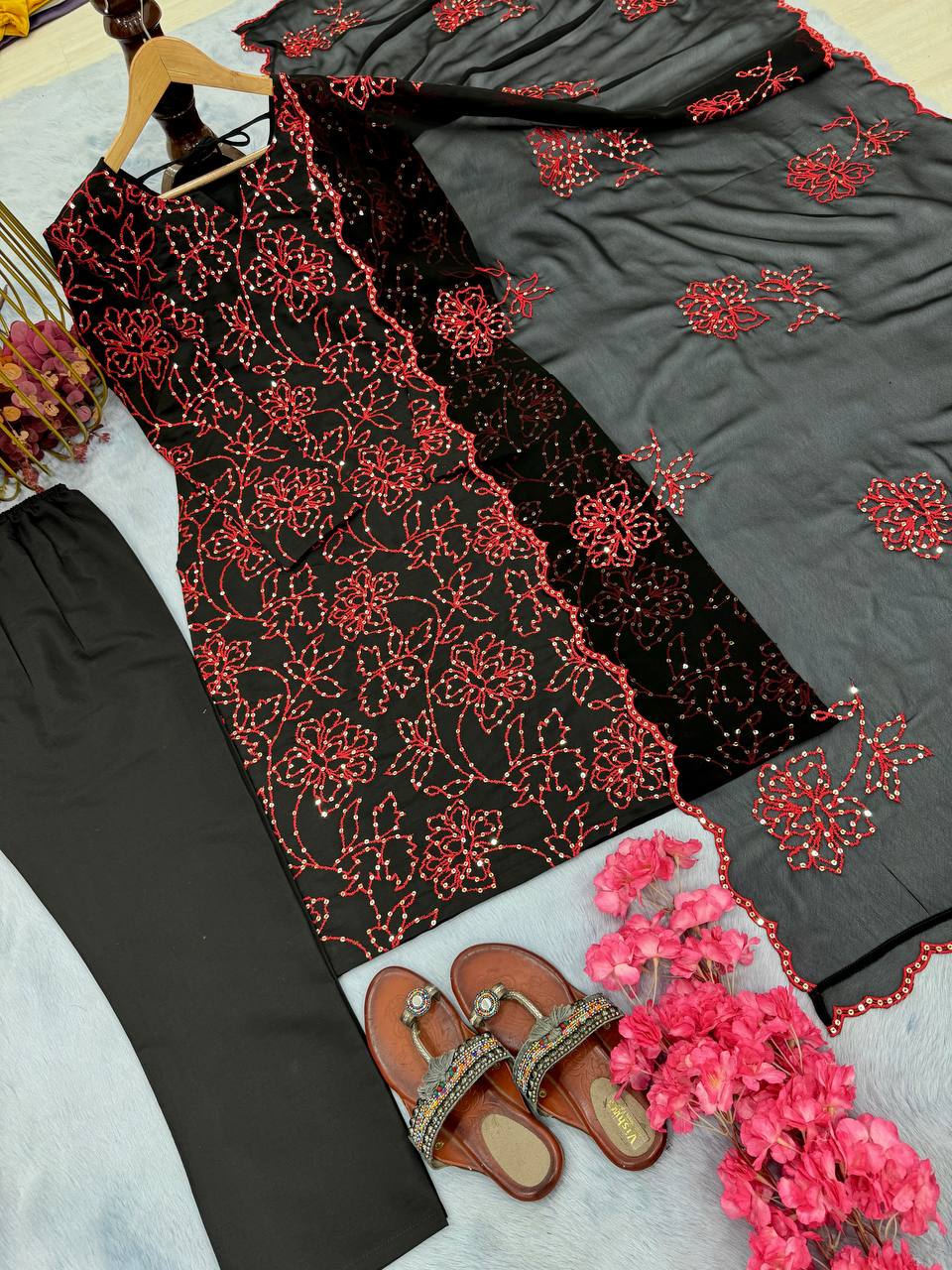 DESIGNER READYMADE TOP BOTTOM & DUPATTA COLLECTIONS