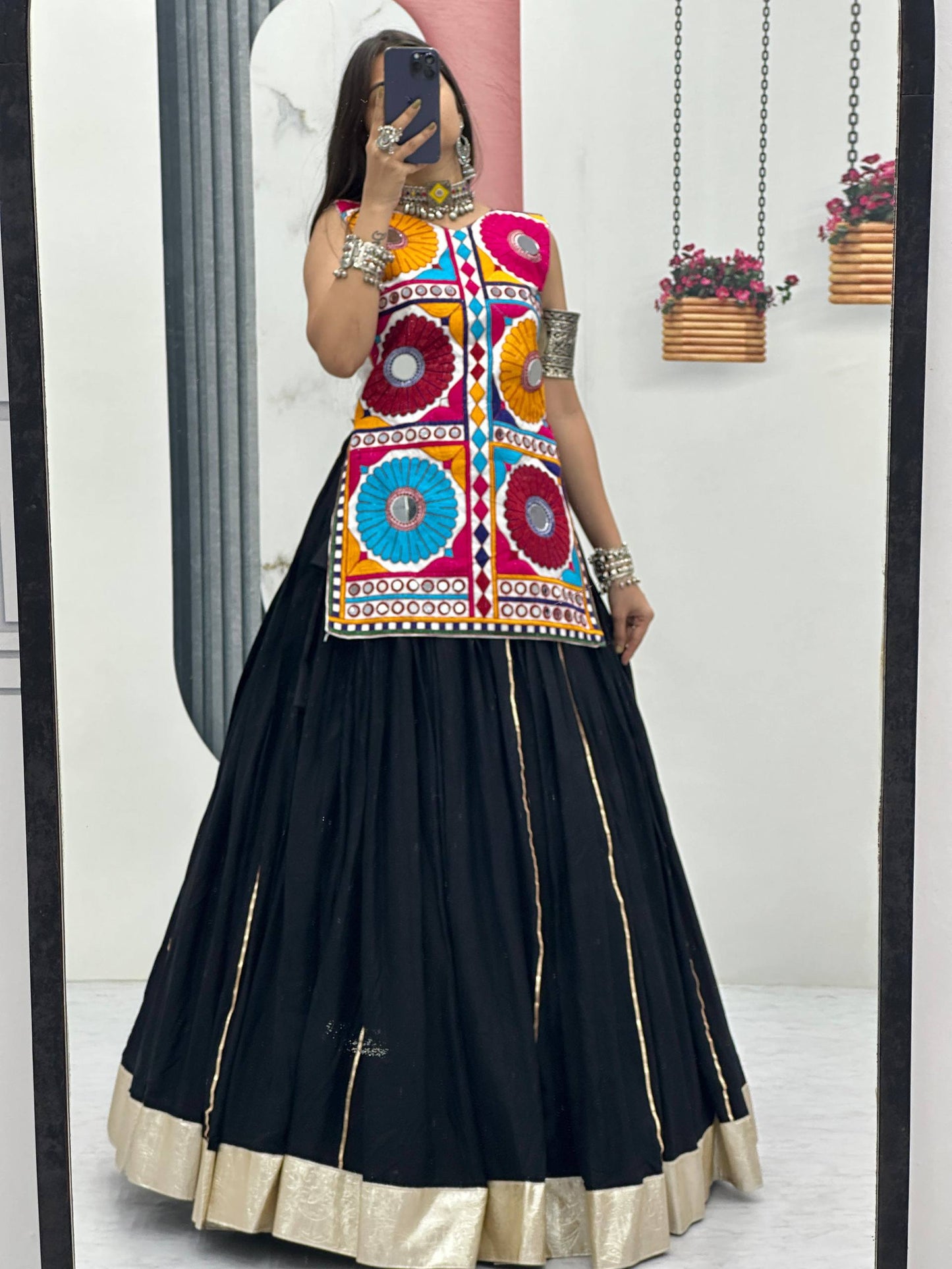Navratri Special Kediyu Lehenga single available wholesale