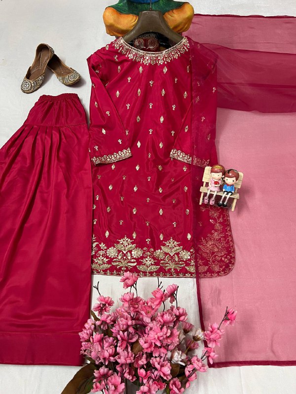 FARSI KURTI-PLAZZO SET single available wholesale