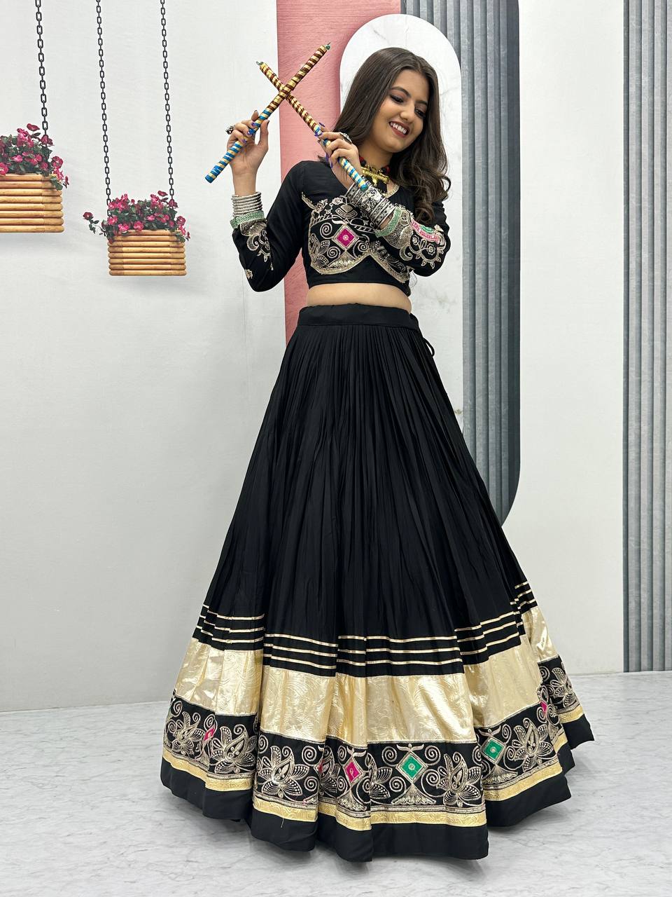 Navratri Special Pure Cotton Lehenga Choli