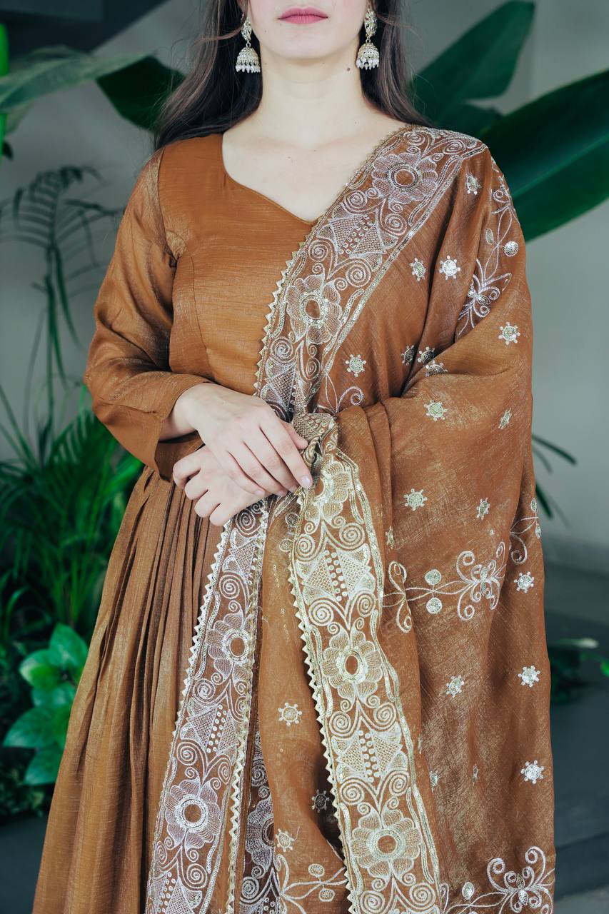 New Designer Party Sharara Suit & Dupatta Set