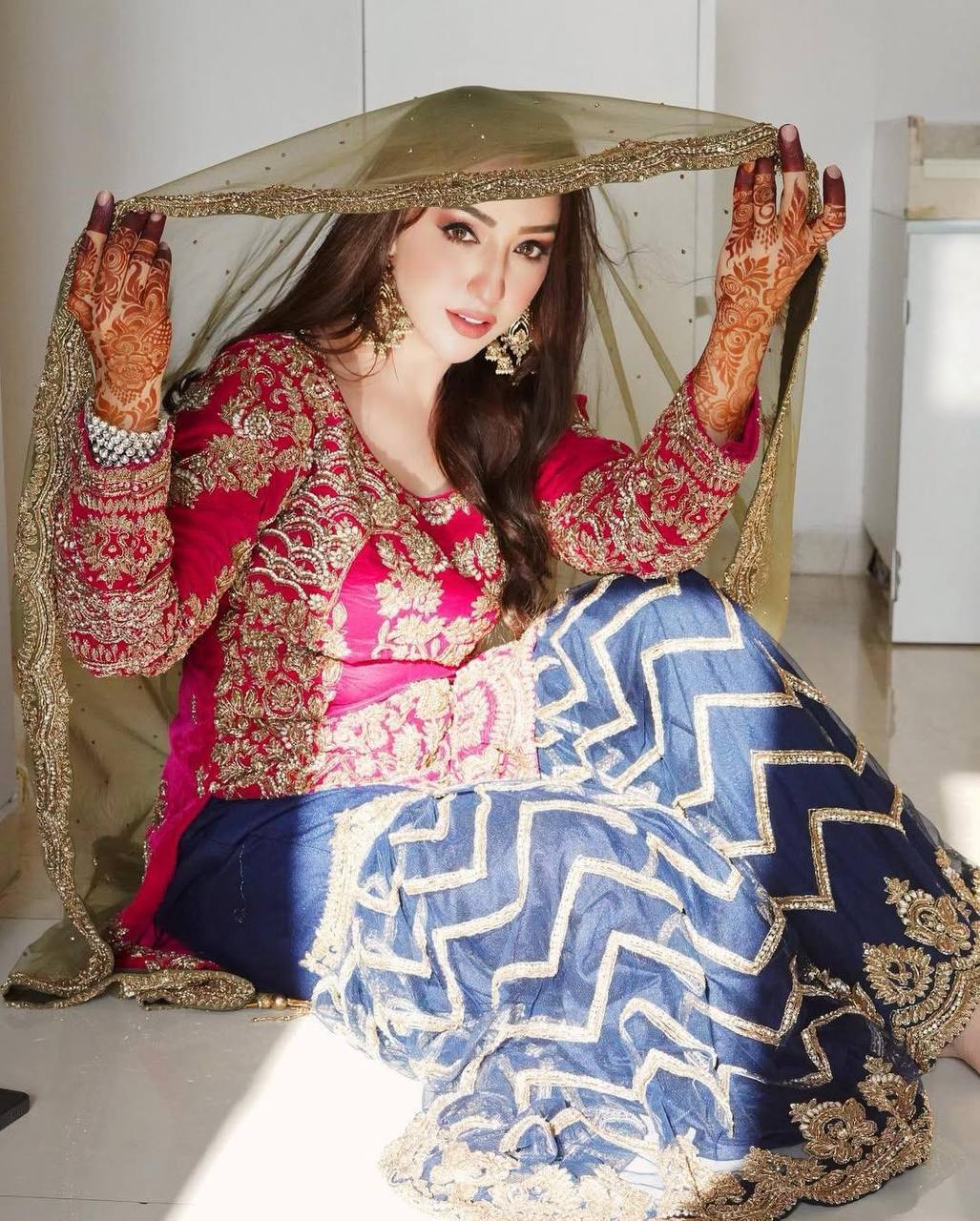New Designer Party Wear Look Top-Plazzo and Dupatta With Heavy Embroidery Work*