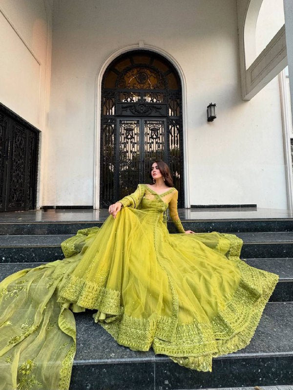 Kediya style shrug lehenga