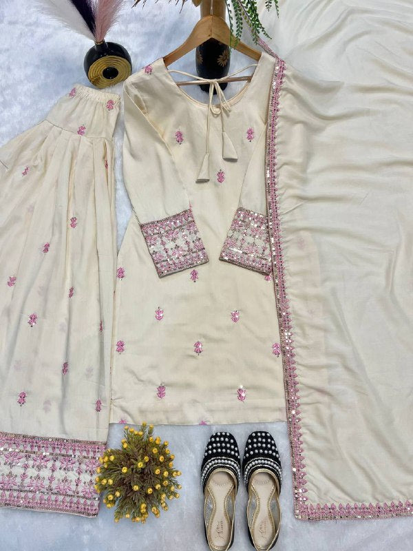 Party Wear Look top with farshi salwar