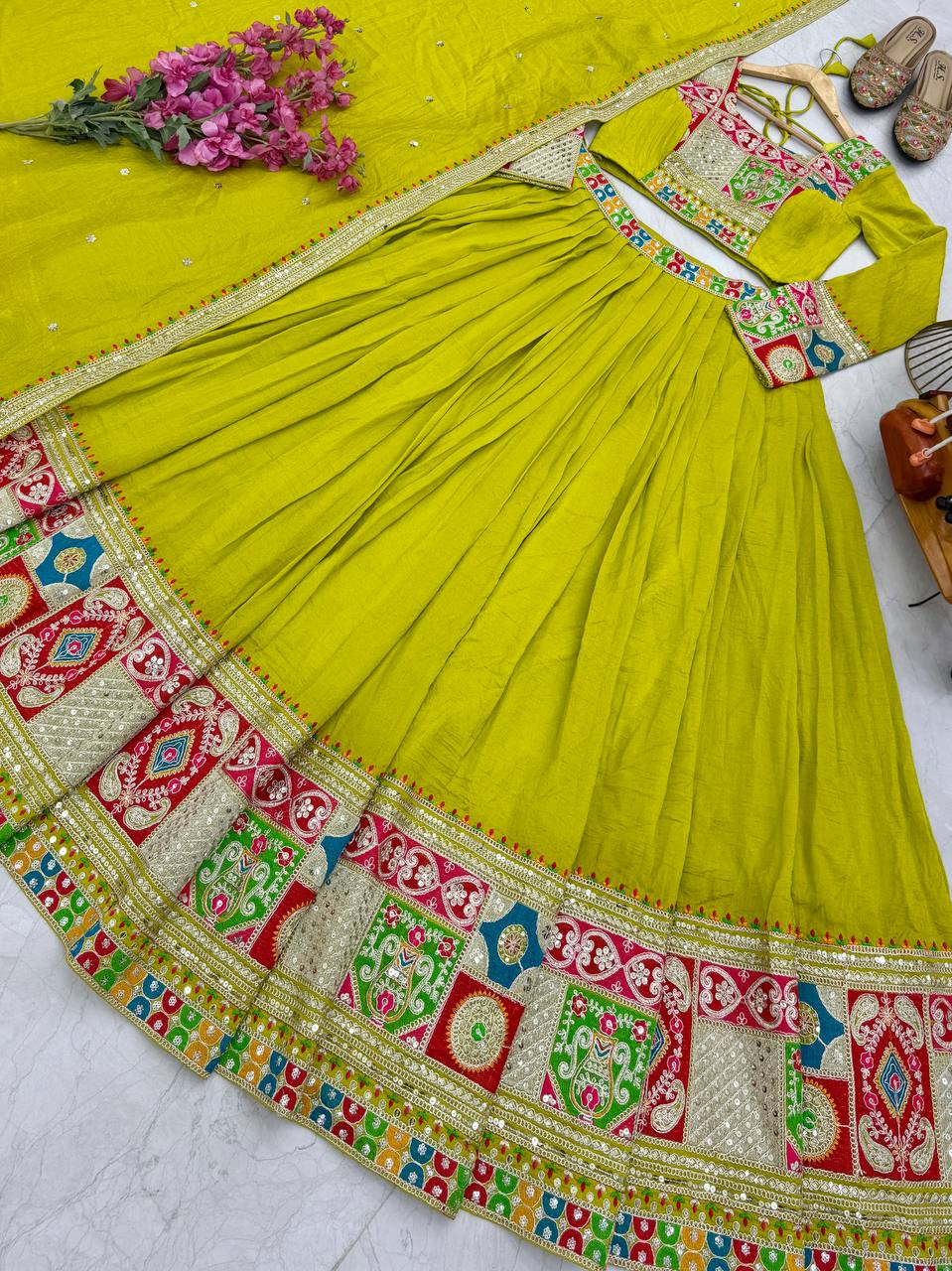 New Designer Party Lehenga Choli & Dupatta Set
