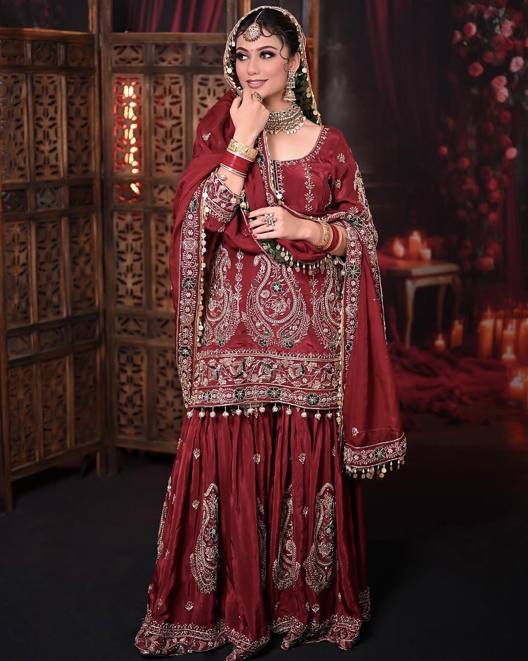 Đěsigner Party Wear Look Heavy Faux Georgette Top Plazzo & Dupatta Set