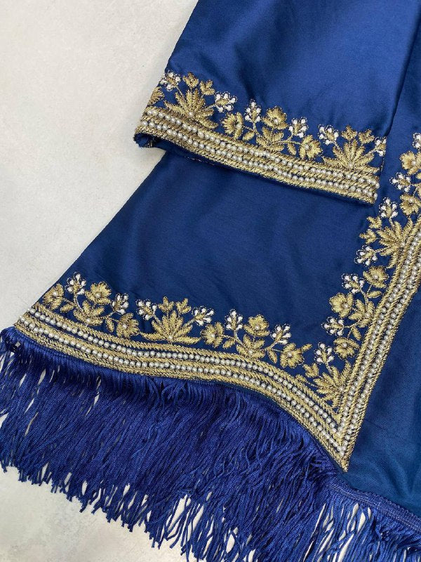 THREE PIECE WESTERN READY TO WEAR DRAPED DHOTI WITH KOTI