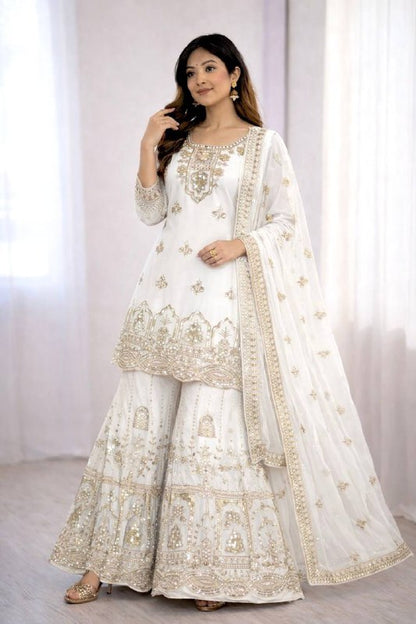 Bollywood    Gwon&Pent&dupatta* Reddy To Wear Look Design