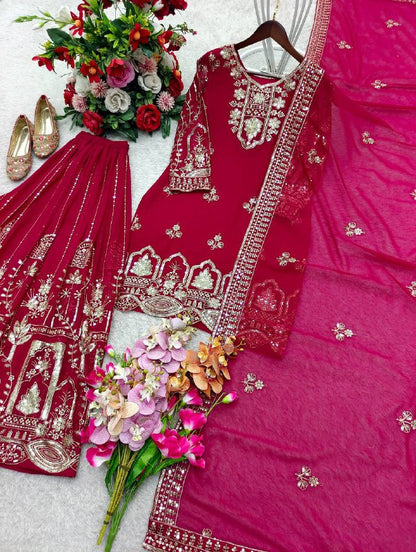 Bollywood    Gwon&Pent&dupatta* Reddy To Wear Look Design