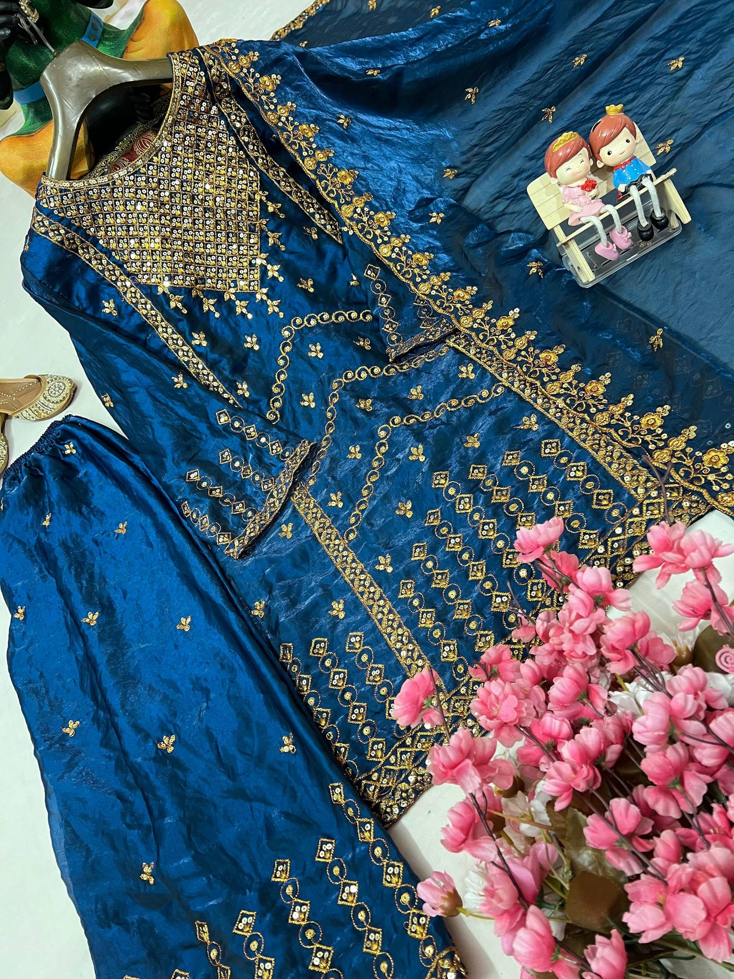 ENHANCE THE BEAUTY OF YOUR WARDROBE WITH THIS NEWLY LAUNCHED KURTI-PLAZZO SET