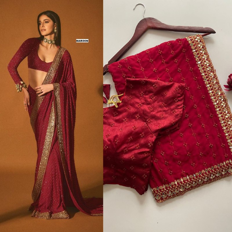 ANANYA PANDEY Bollywood BlockBuster SEQUINS Design Launching