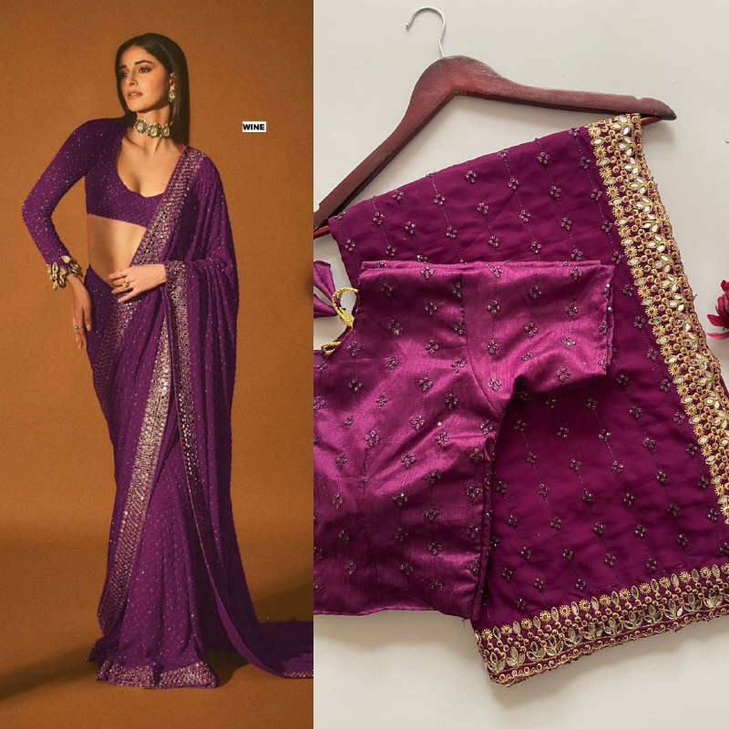 ANANYA PANDEY Bollywood BlockBuster SEQUINS Design Launching