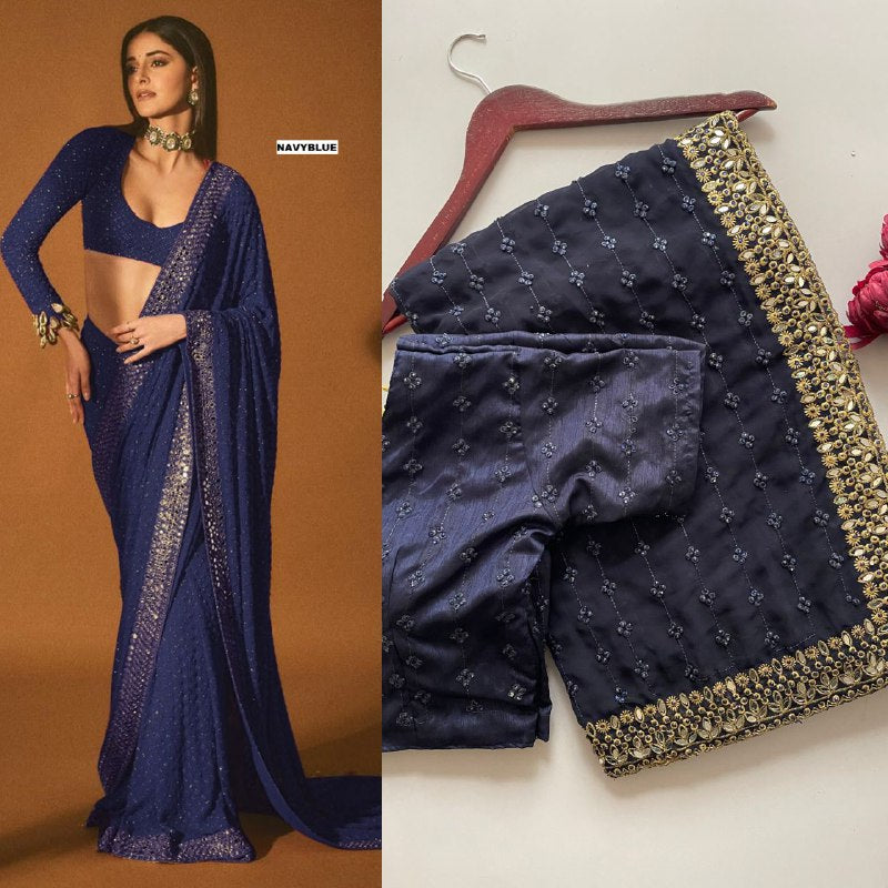 ANANYA PANDEY Bollywood BlockBuster SEQUINS Design Launching
