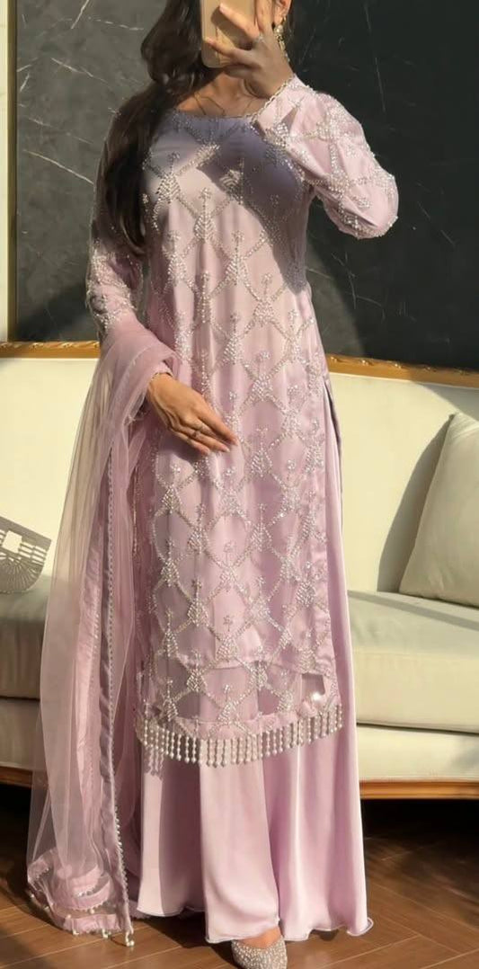DESIGNER WEAR HEAVY EMBROIDERY SEQUENCE PARTY WEAR COLLECTION