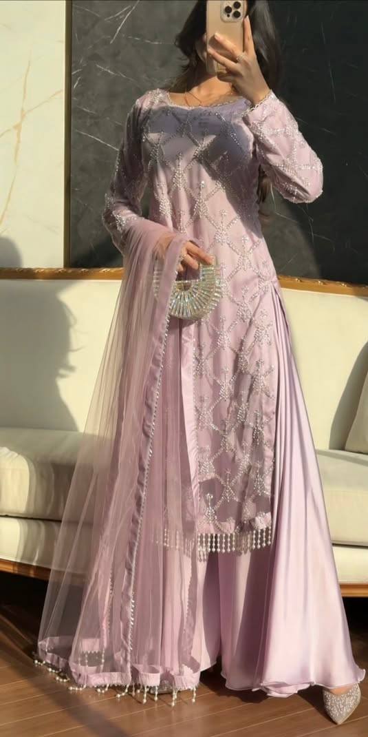 DESIGNER WEAR HEAVY EMBROIDERY SEQUENCE PARTY WEAR COLLECTION
