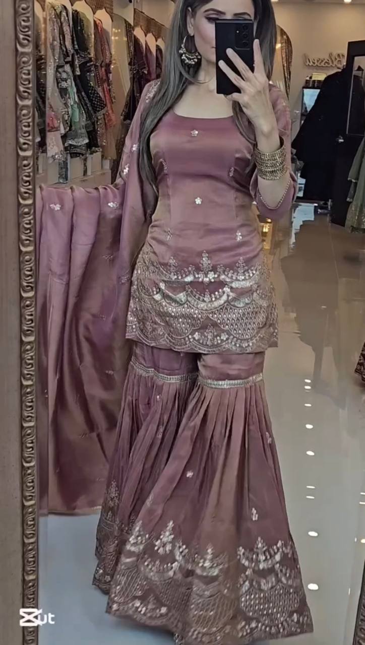 Party Top Sharara & Dupatta Set