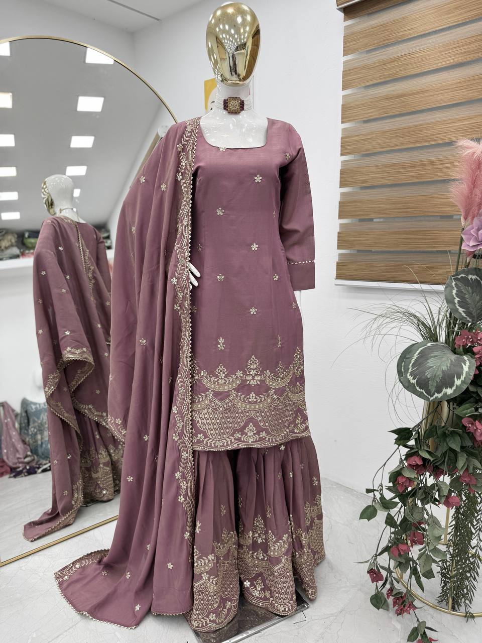 Party Top Sharara & Dupatta Set
