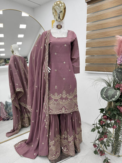 Party Top Sharara & Dupatta Set