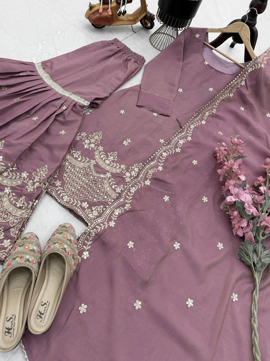 Party Top Sharara & Dupatta Set