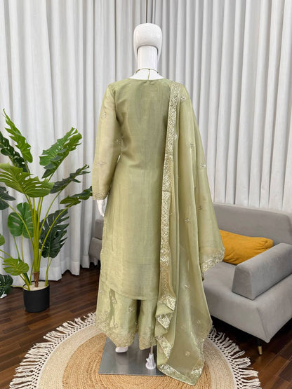 Step into effortless charm with our exclusive 3-piece set – crafted for comfort, stitched with grace.