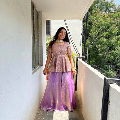 Women’s Ethnic Wear Top Fully Stitched & Lehenga Semi Stitched