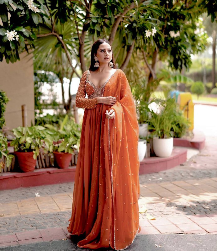 ENHANCE THE BEAUTY OF YOUR WARDROBE WITH THIS NEWLY LAUNCHED DESIGNER GOWN WITH ELEGANT DUPATTA