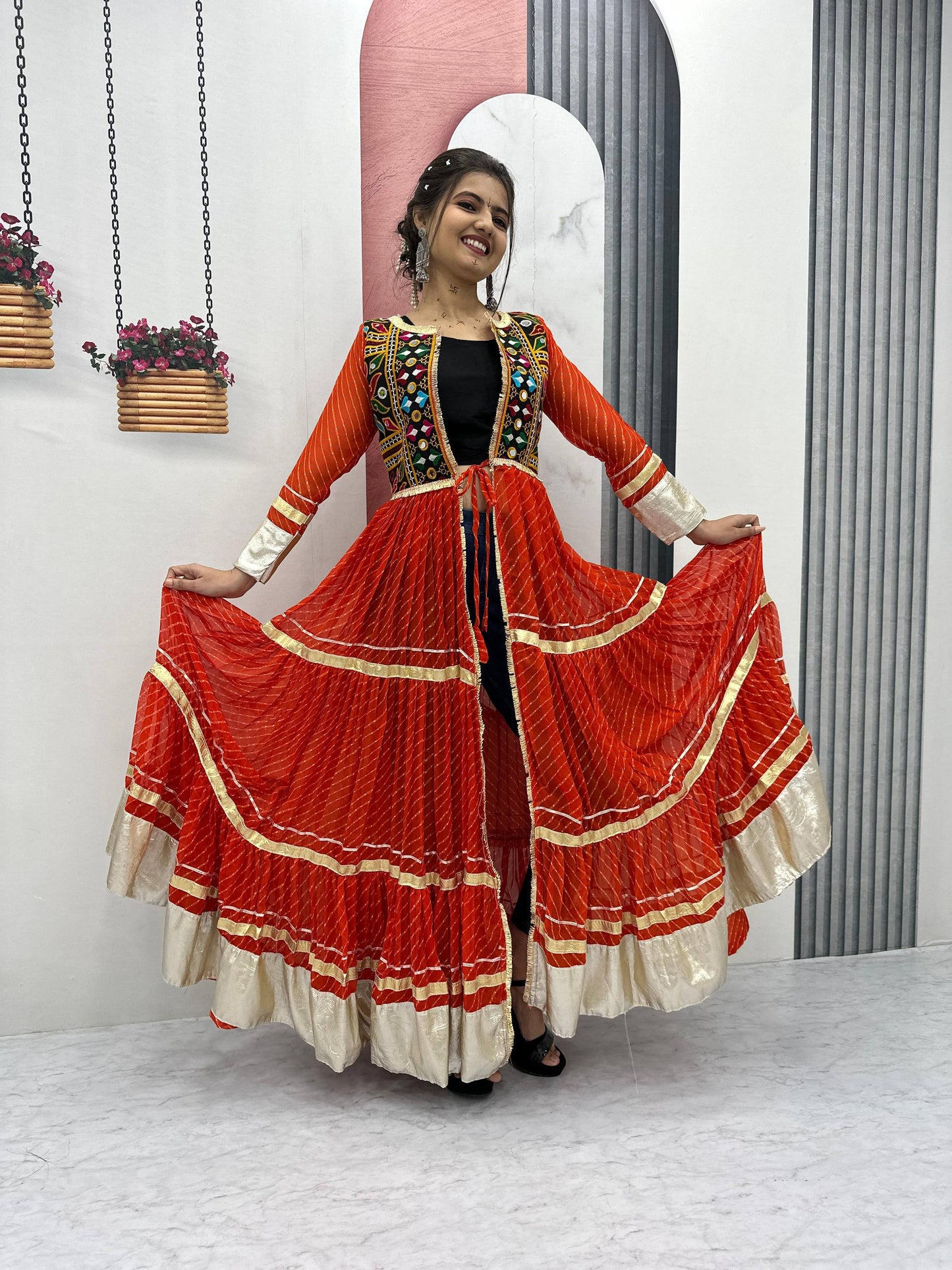 Navratri Special Shrug and Blouse single available wholesale