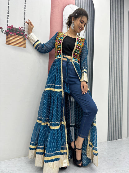 Navratri Special Shrug and Blouse single available wholesale