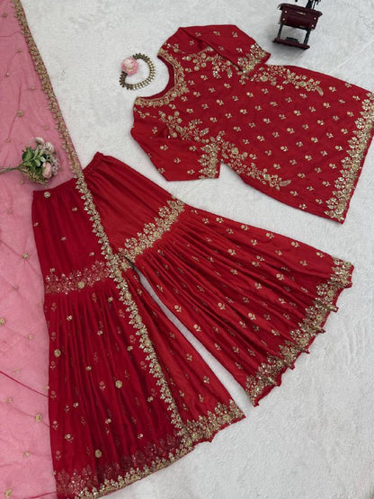 top shahara Step into effortless charm with our exclusive 3-piece set – crafted for comfort, stitched with grace.single available wholesale