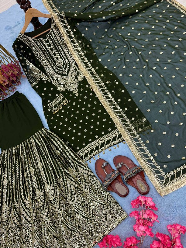 DESIGNER READYMADE TOP PLAZZO & DUPATTA COLLECTIONS